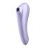 Satisfyer Dual Pleasure - vandeniui atsparus vaginalinis ir klitorio vibratorius (violetinis) 