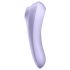 Satisfyer Dual Pleasure - išmanusis dvigubos funkcijos oro bangų vibratorius (violetinis)