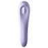 Satisfyer Dual Pleasure - išmanusis dvigubos funkcijos oro bangų vibratorius (violetinis)