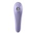 Satisfyer Dual Pleasure - vandeniui atsparus vaginalinis ir klitorio vibratorius (violetinis) 