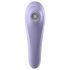 Satisfyer Dual Pleasure - vandeniui atsparus vaginalinis ir klitorio vibratorius (violetinis) 