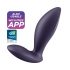 Satisfyer Power Plug - išmanusis analinis vibratorius (violetinis) 