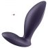 Satisfyer Power Plug - išmanusis analinis vibratorius (violetinis)