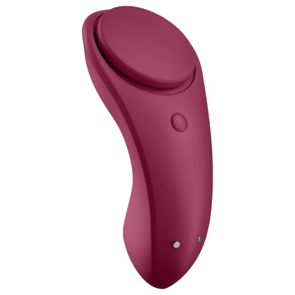 Satisfyer Sexy Secret - išmanusis vandeniui atsparus kelnaičių vibratorius (raudonas)