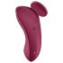 Satisfyer Sexy Secret - išmanus atsparus vandeniui vibruojantis kelnaitės vibratorius (bordo)