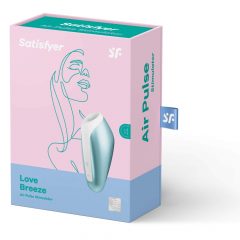   Satisfyer Love Breeze - atsparus vandeniui klitorio stimuliatorius vibradoras (mėlynas)