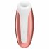 Satisfyer Love Breeze - atsparus vandeniui klitorio stimuliatorius vibratorius (persikas) 