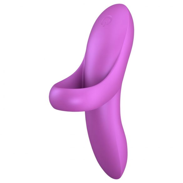 Satisfyer Bold Lover - įkraunamas, vandeniui atsparus pirštų vibratorius (rožinis)