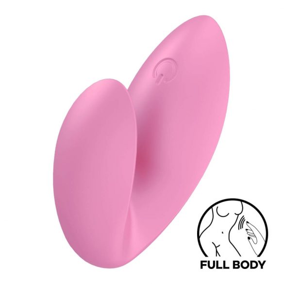 Satisfyer Love Riot - akumuliatorinis, atsparus vandeniui piršto vibratorius (rožinis) 