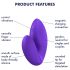 Satisfyer Love Riot - įkraunamas, vandeniui atsparus pirštų vibratorius (violetinis)