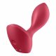 Satisfyer Backdoor Meilužis - akumuliatorinis, atsparus vandeniui analinis vibratorius (raudonas) 