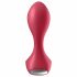 Satisfyer Backdoor Meilužis - akumuliatorinis, atsparus vandeniui analinis vibratorius (raudonas) 