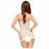 Penthouse Flawless Love - rožių babydoll ir stringai (balta)  - M/L