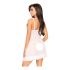 Penthouse After Sunset - permatomas babydoll ir tanga (balta)  - M/L