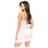 Penthouse After Sunset - permatomas babydoll ir tanga (balta)  - M/L