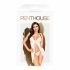 Penthouse After Sunset - permatomas babydoll ir tanga (balta)  - M/L