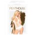 Penthouse Perfect Lover - užsegamas ant kaklo kūno juosta (balta)  - M/L