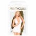 Penthouse Earth-shaker - šonais banguotas, su kaklo juostelė, ir tango (balta)  - M/L