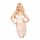 Penthouse Poison Cookie - nėrinių suknelė su tangais ir plaukų aksesuaru (balta) - L/XL