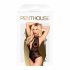 Penthouse Toxic Powder - juosiamas kaklo nėriniuotas bodis (juodas)  - M/L