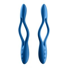   Satisfyer Elastinis Žaidimas - įkraunamas, lankstus porų vibratorius (mėlynas)