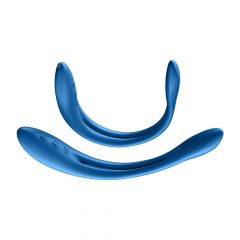   Satisfyer Elastinis Žaidimas - įkraunamas, lankstus porų vibratorius (mėlynas)