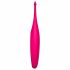 Satisfyer Twirling Fun - įkraunamas, atsparus vandeniui klitorio vibratorius (magenta) 