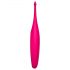 Satisfyer Twirling Fun - įkraunamas, atsparus vandeniui klitorio vibratorius (magenta)