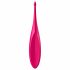 Satisfyer Twirling Fun - įkraunamas, atsparus vandeniui klitorio vibratorius (magenta) 