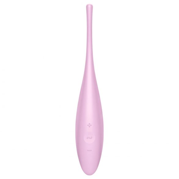 Satisfyer Twirling Joy - išmanusis vandeniui atsparus klitorio vibratorius (rožinis)