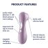 Satisfyer Pro 2 Gen2 - įkraunamas klitorio stimuliatorius (violetinė) 