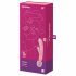 Satisfyer Triple Lover - G taško ir masažuojantis vibratorius (rožinis) 