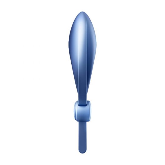 Satisfyer Sniper - akumuliatorinis, vibracinis varpos žiedas (mėlynas)