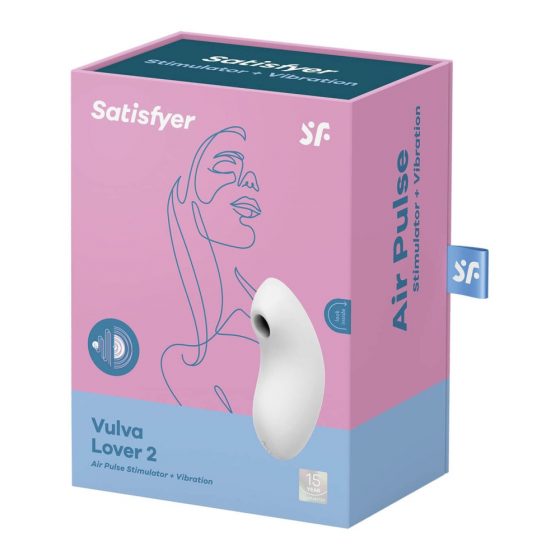 Satisfyer Vulvos Mylėtojas 2 - įkraunamas klitorio vibratorius (baltas)
