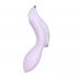 Satisfyer Curvy Trinity 2 - akumuliatorinis oro bangų 3in1 vibratorius (violetinis) 