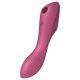 Satisfyer Curvy Trinity 3 - akumuliatorinis vibracinis ir oro bangų klitorio stimuliatorius (raudonas) 