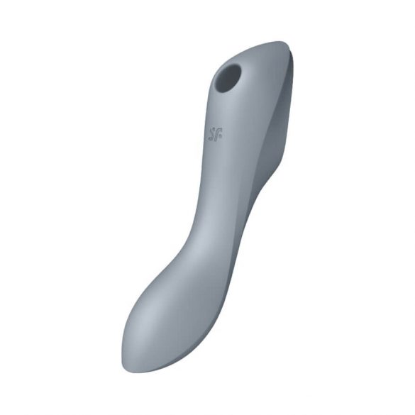 Satisfyer Curvy Trinity 3 - akumuliatorinis oro bangų 3in1 vibratorius (pilka) 