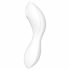 Satisfyer Curvy Trinity 5+ - išmanusis dvigubas vibracijos ir oro bangos vibratorius (baltas) 