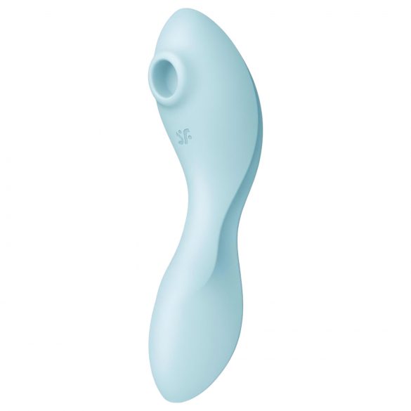 Satisfyer Curvy Trinity 5+ - išmanusis 2in1 vibratorius (mėlynas)