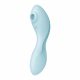 Satisfyer Curvy Trinity 5+ - išmanusis oro bangų 2in1 vibratorius (mėlynas) 