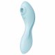 Satisfyer Curvy Trinity 5+ - išmanusis oro bangų 2in1 vibratorius (mėlynas) 