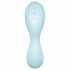 Satisfyer Curvy Trinity 5+ - išmanusis oro bangų 2in1 vibratorius (mėlynas) 