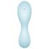 Satisfyer Curvy Trinity 5+ - išmanusis oro bangų 2in1 vibratorius (mėlynas)