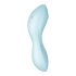 Satisfyer Curvy Trinity 5+ - išmanusis oro bangų 2in1 vibratorius (mėlynas) 