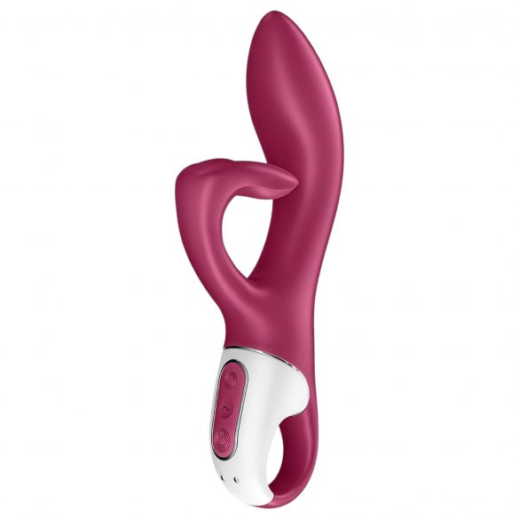 Satisfyer Embrace Me - akumuliatorinis, klitorio šakutės vibratorius (raudonas) 