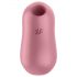 Satisfyer Cotton Candy - akumuliatorinis oro bangų klitorio vibratorius (koralo spalvos)