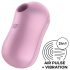 Satisfyer Cotton Candy - akumuliatorinis oro bangų klitorio vibratorius (violetinis)