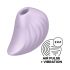 Satisfyer Perlų Naras - akumuliatorinė, oro bangų klitorio vibracija (violetinė) 