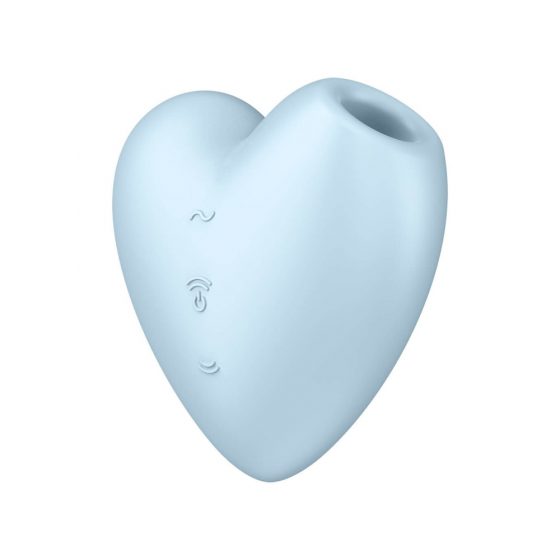 Satisfyer Mielas Širdelė - įkraunamas oro bangų klitorio vibratorius (mėlynas)