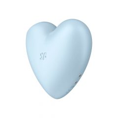   Satisfyer Mielas Širdelė - įkraunamas oro bangų klitorio vibratorius (mėlynas)